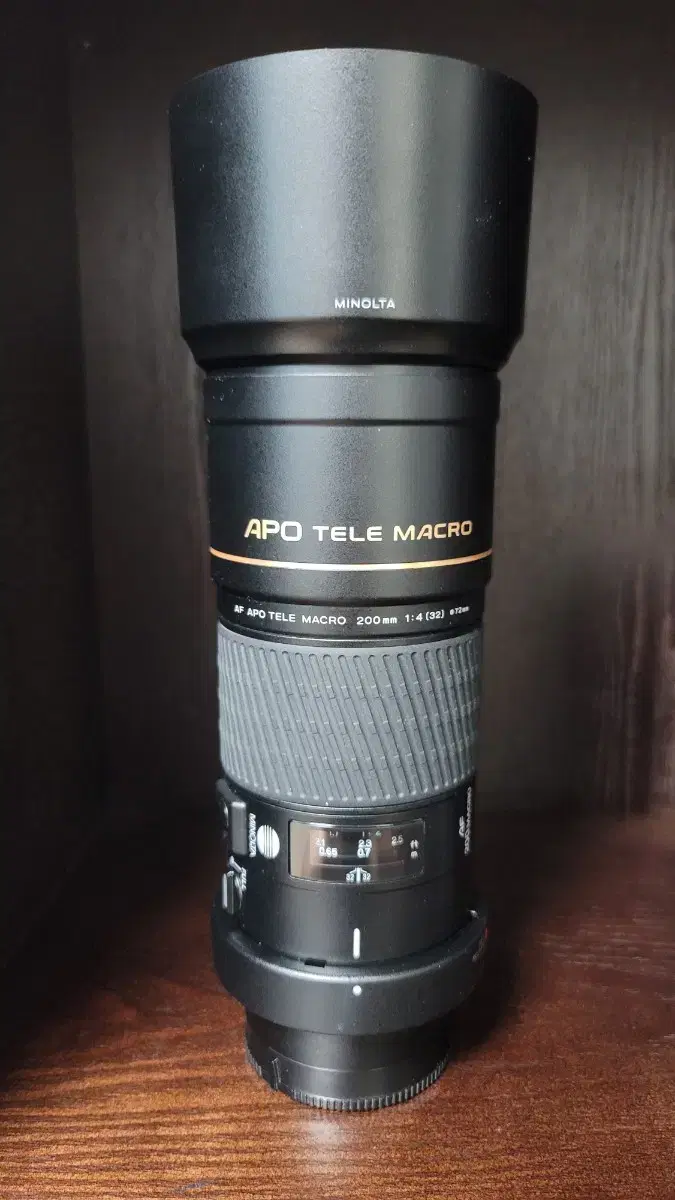 미놀타APO 200mm f4 macro렌즈